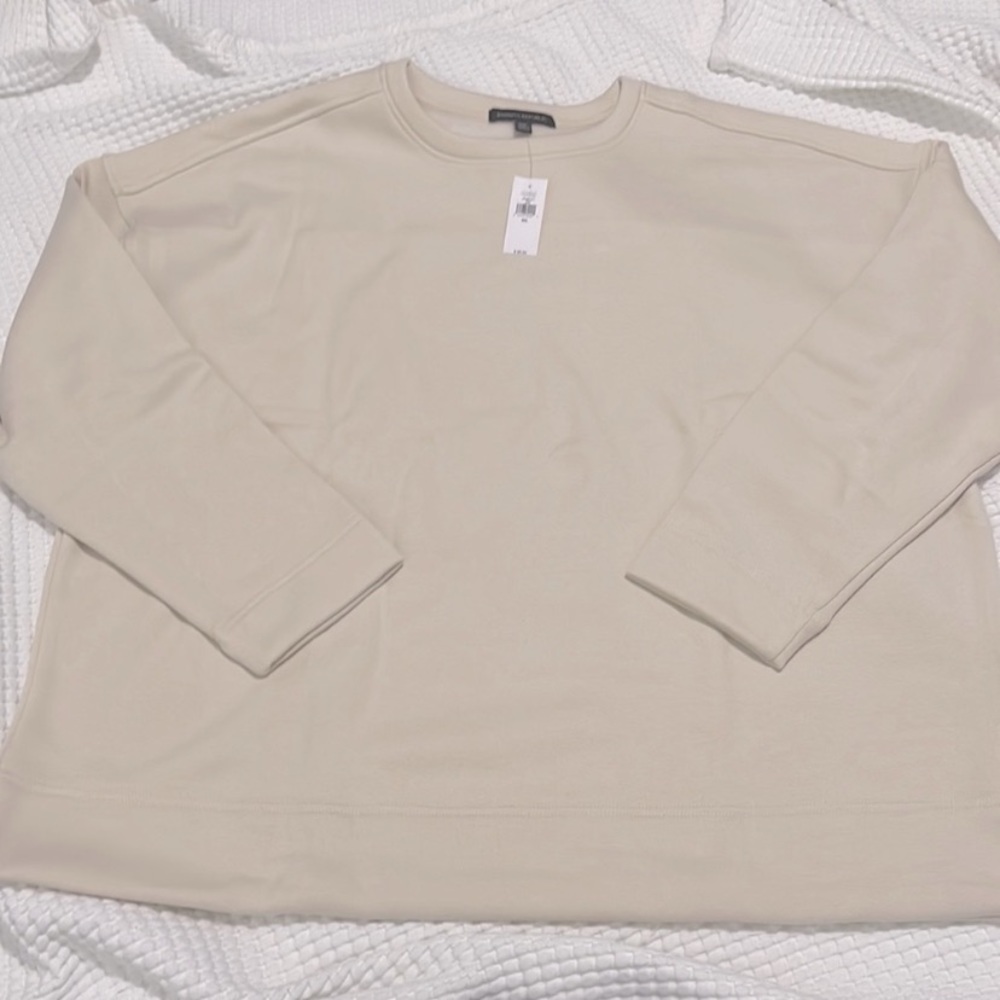 NWT Banana Republic Cream Sweatshirt XXL
